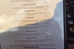 Pane Vino menu (cont)