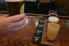 Beer Flight at Rohrbach's