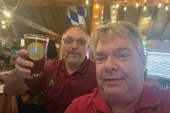 Cheers my best friend! (Rod and Brian)