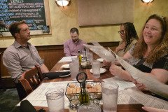 Mr. Dominic's. (Rod, Joe, Val, Janel)