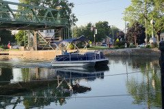Boating on the canal.