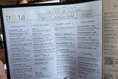 Trata's Menu