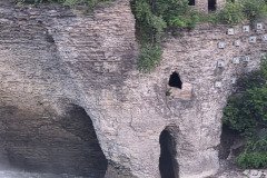 Old City Ruins beneath the waterfall.