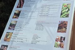 The Silo's menu