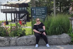 Jane at Niagara Falls