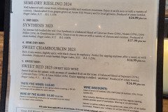 Azure Hill Tasting Menu