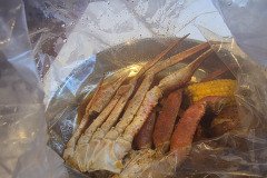 Last meal at King Crab