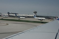 Lined Up to take off.